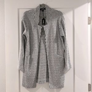 Express striped sweater blazer